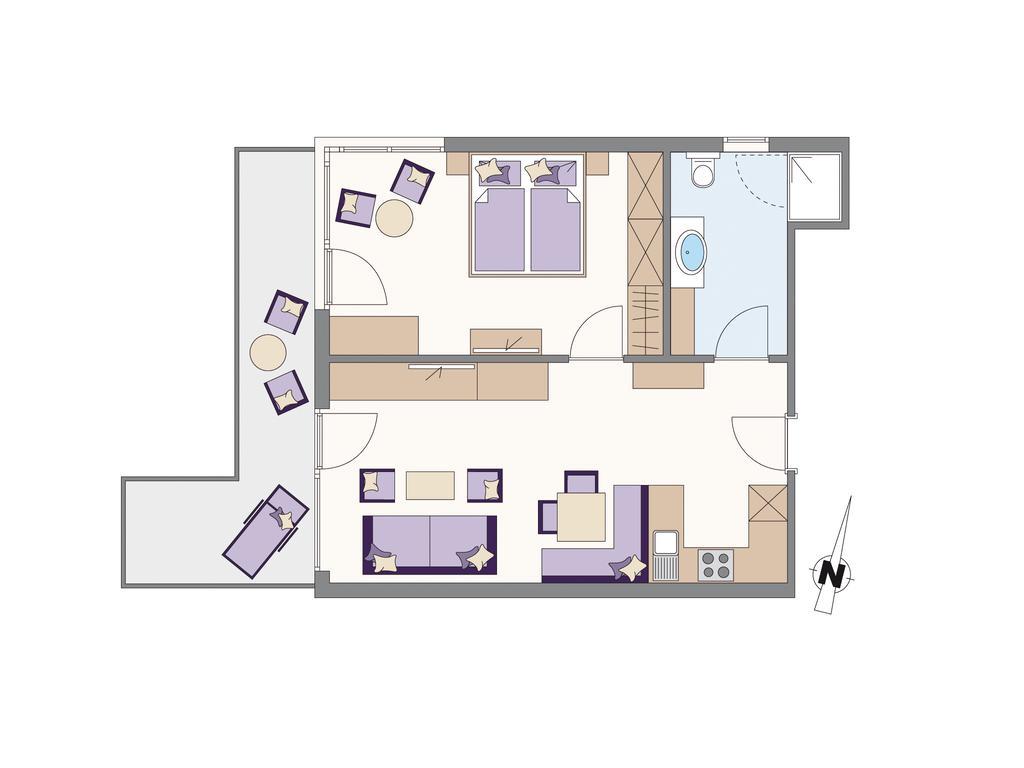 Tschuggmall Appartements Fiss Ngoại thất bức ảnh