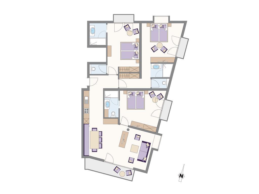 Tschuggmall Appartements Fiss Phòng bức ảnh